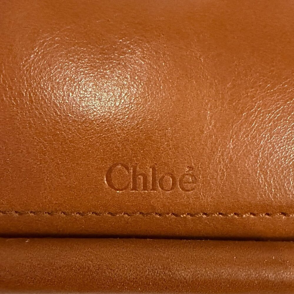 CHLOE Small "Paraty 24" Bag in Clay Brown - Picture 11 of 11